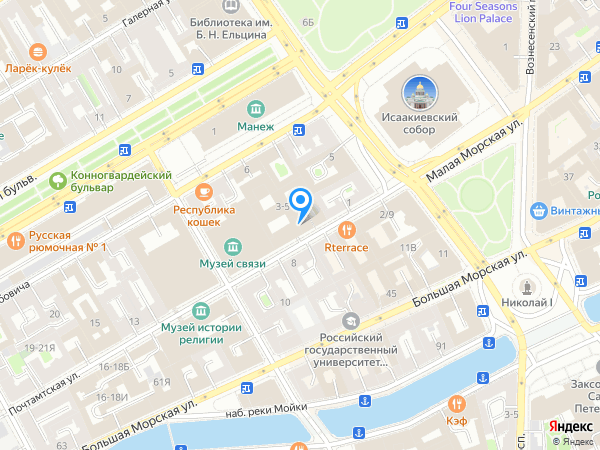 Мансарда на карте
