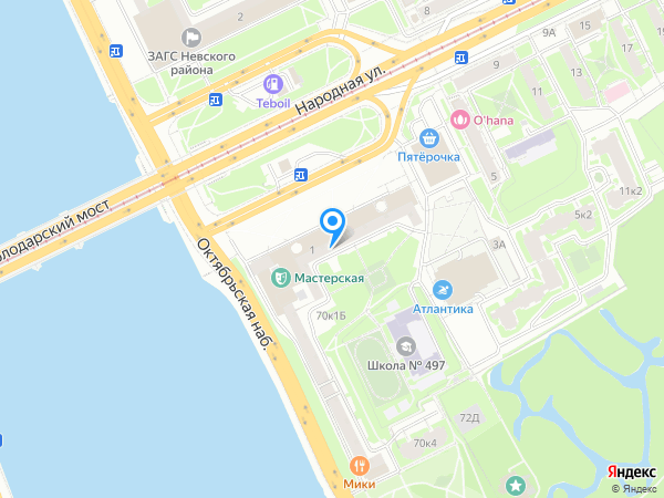 МАСТЕРСКАЯ на карте