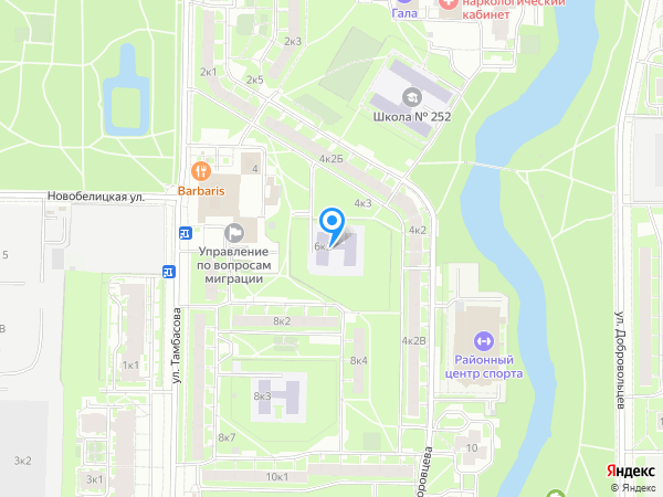 Детский сад 28, Красносельский район на карте
