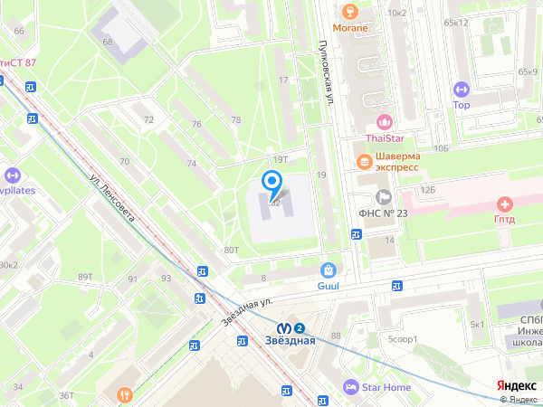 Детский сад 31, Московский район на карте