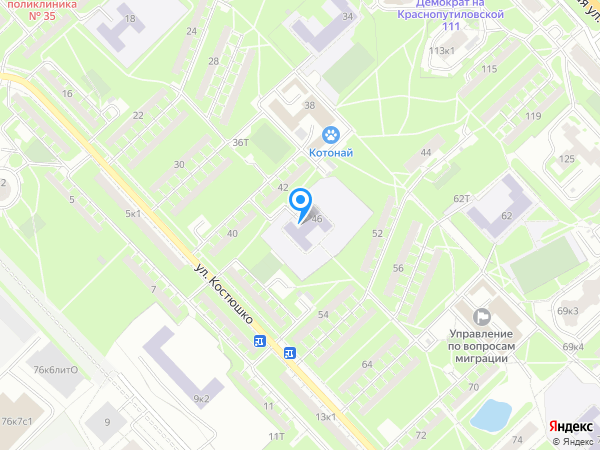 Детский сад 28, Московский район на карте