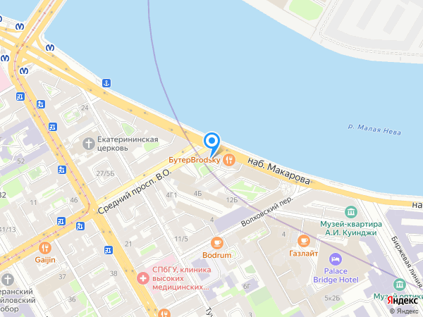 Бутерbrodskybar на карте