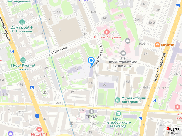 Детский сад 51, Петроградский район на карте