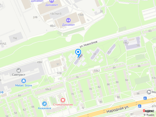 Детский сад 86, Невский район на карте
