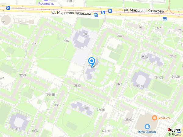 Детский сад 74, Красносельский район на карте
