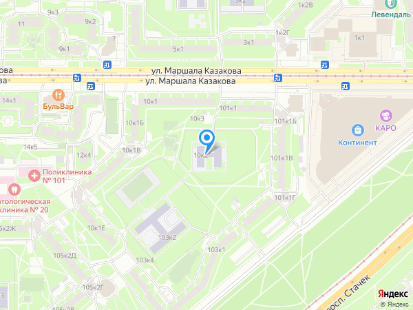 Детский сад 55, Кировский район на карте