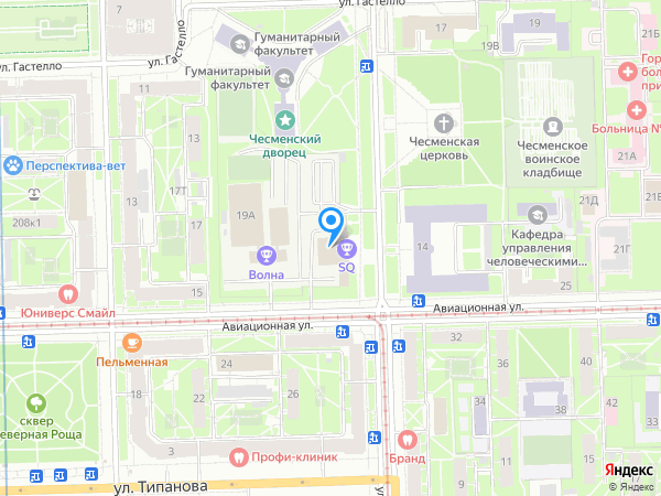 Волна на карте