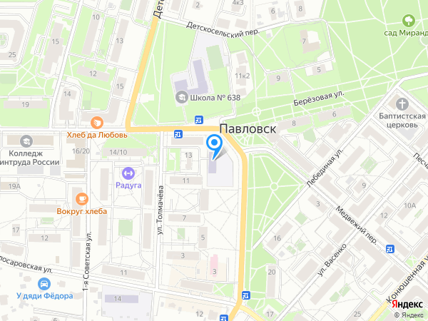 Детский сад 24, Пушкинский район на карте
