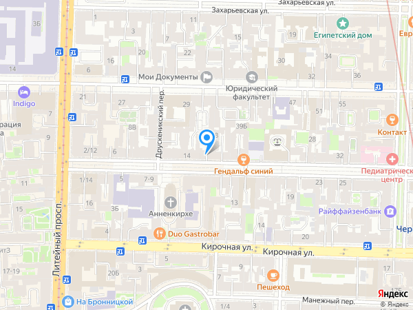 Австрийский дворик на карте
