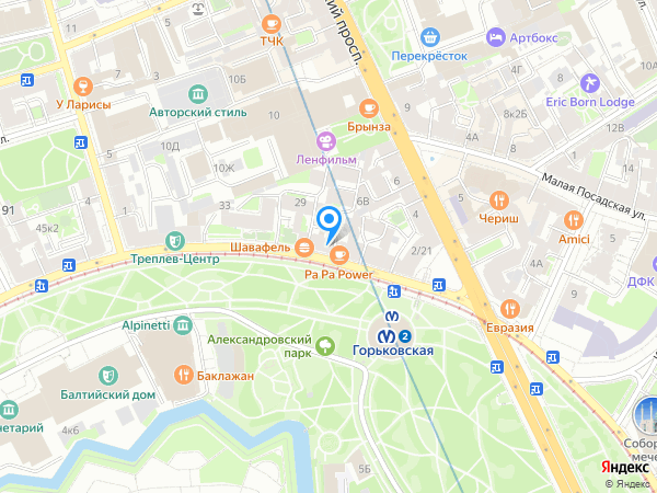 Салхино на карте