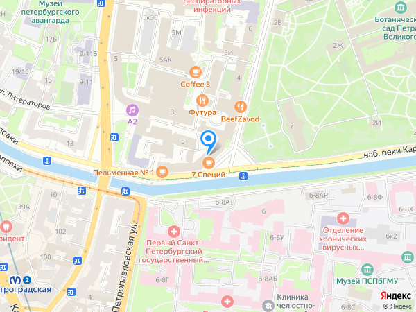 Botanique на карте