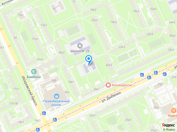 Детский сад 94, Невский район на карте