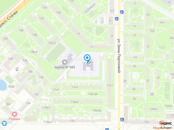 Детский сад 66, Кировский район на карте