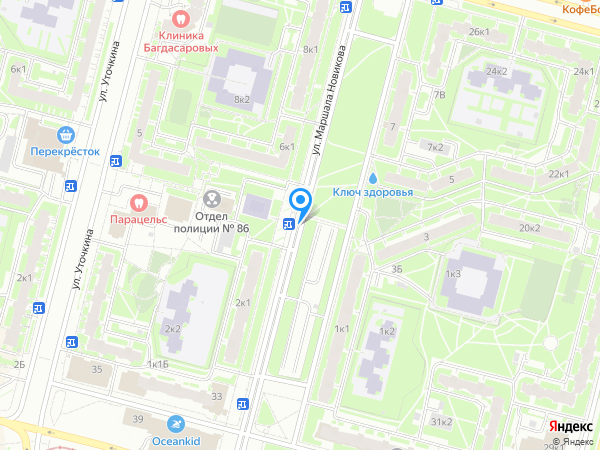 Оливастрой на карте