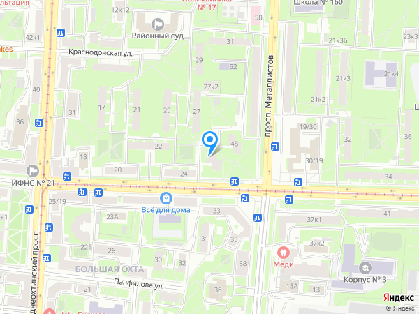 Стоматология МОСТ на карте