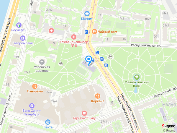 Академия Пластической Хирургии, Медицинской Косметологии и Эстетической Стоматологии Atribeaute Clinique на карте