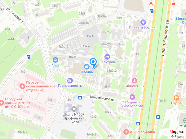 ОМЕГА на карте