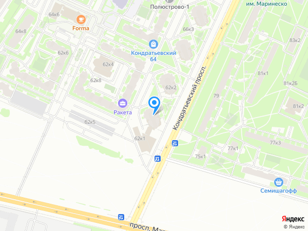 Мартен на карте