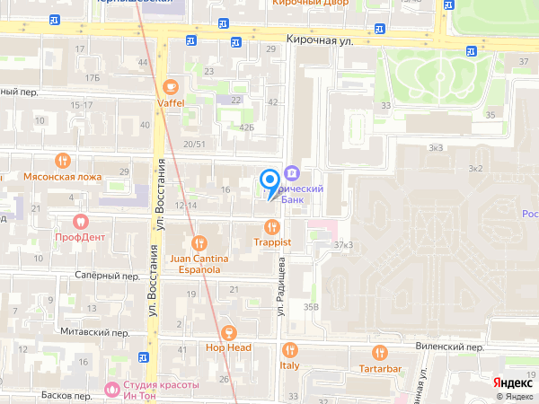 Решетникова А.В. на карте