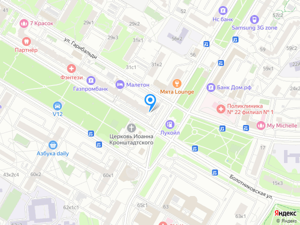 Зеркало на карте