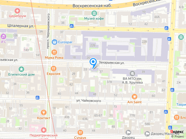 Детский сад 85, Центральный район на карте