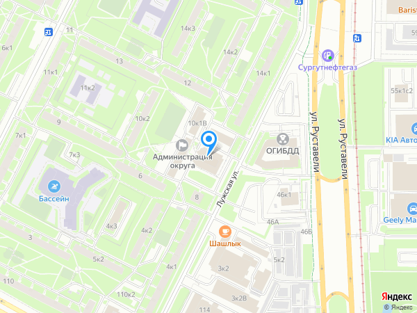Подбор авто СПб на карте