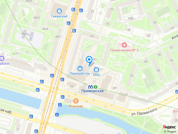 Венеция Севера на карте