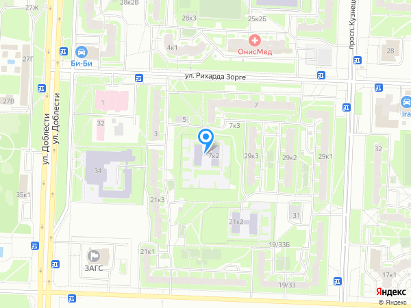 Детский сад 19, Красносельский район на карте