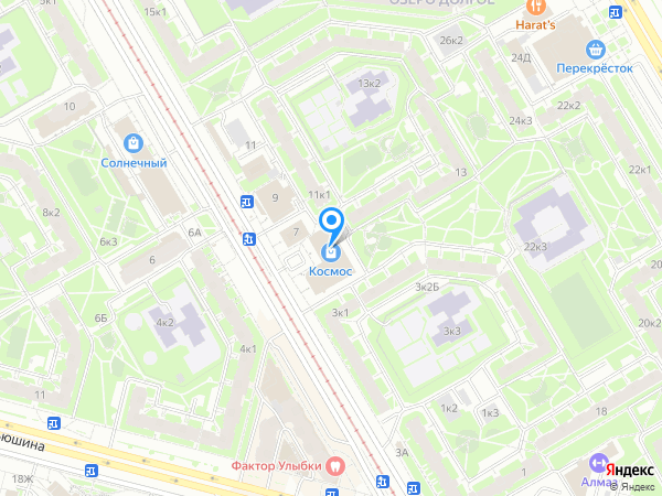 Студия гимнастики и танца Анны Серовой по адресу Авиаконструкторов, 5 на карте