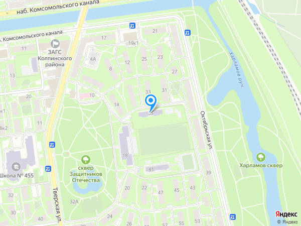 Детский сад 27, Колпинский район на карте