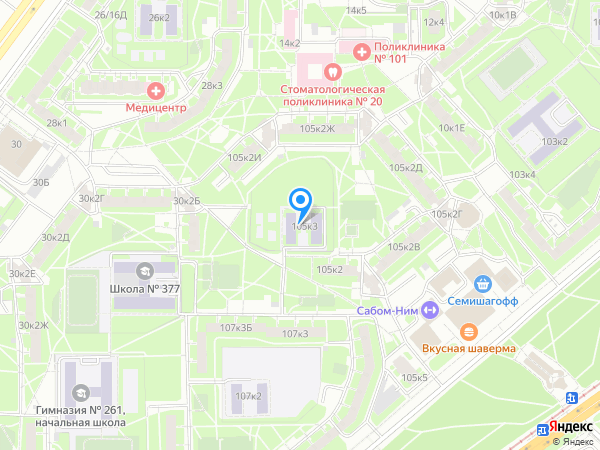 Детский сад 57, Кировский район на карте