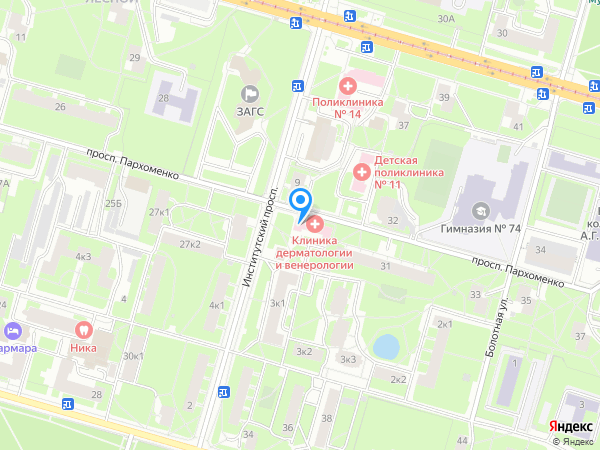 Дезир на карте