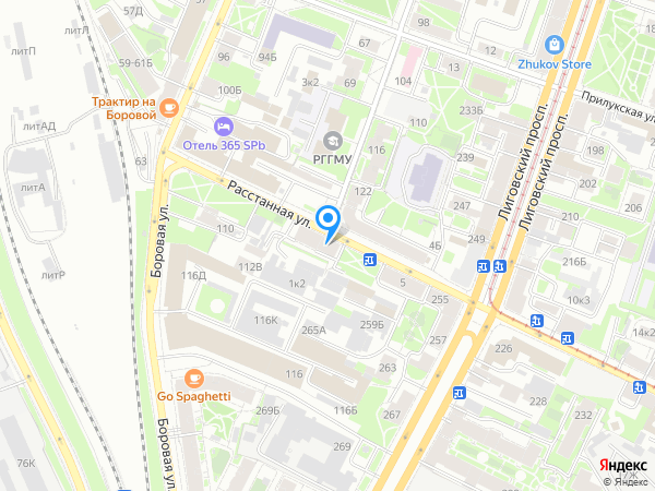 Черная метка на карте