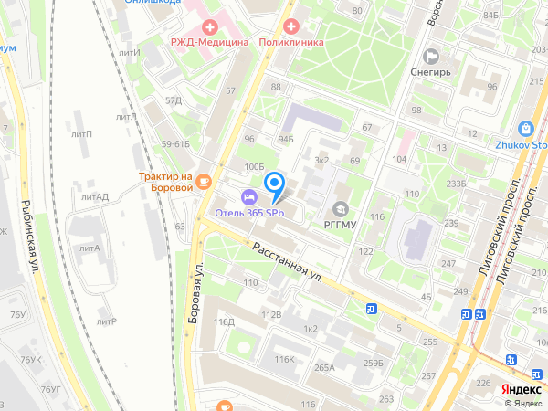 365 SPB на карте