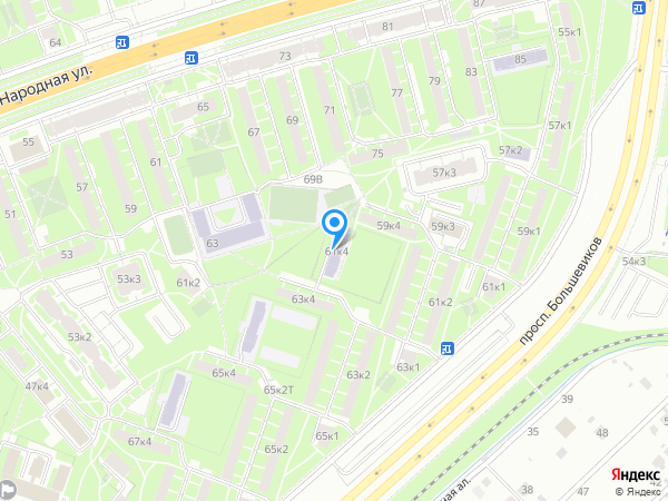 Детский сад 113, Невский район на карте
