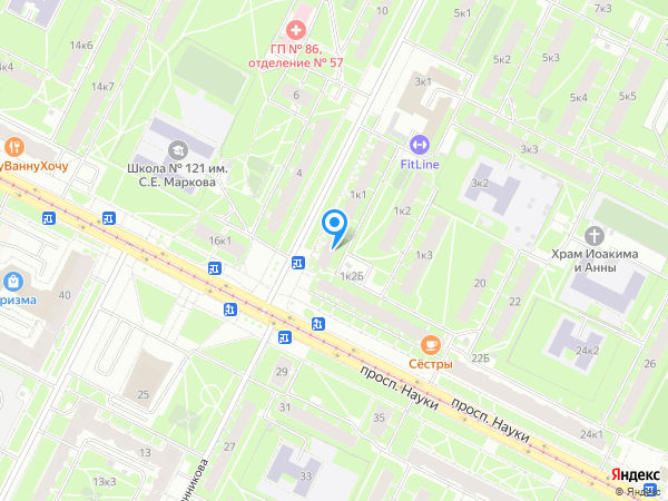 IReach Service на карте