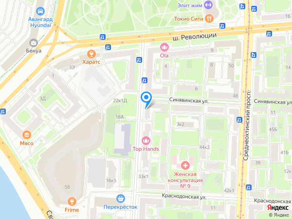 Стоматология ОДОНТ на карте