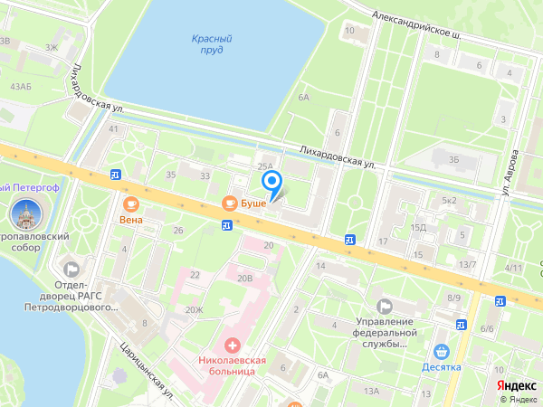 Романс-кафе на карте