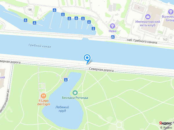 Отель Парк Крестовский на карте