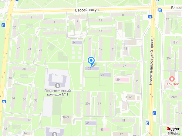 Детский сад 428, Московский район на карте