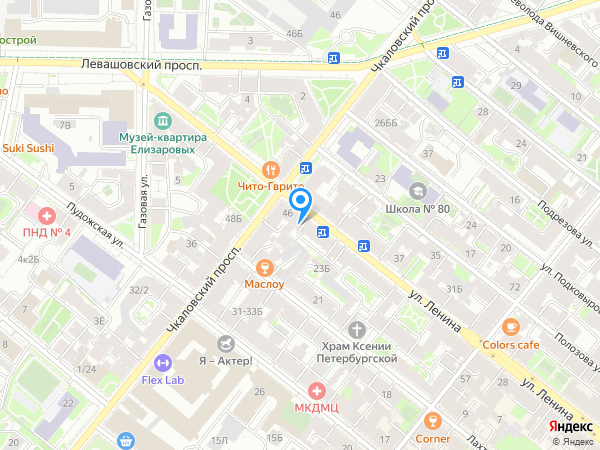Зеленогорская типография, ООО на карте