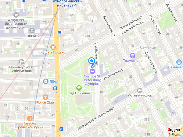 Original Sokos Hotel Olympia Garden на карте