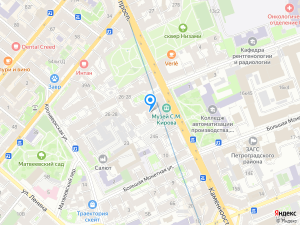 ОСТРОВ, СПб. драматический театр на карте