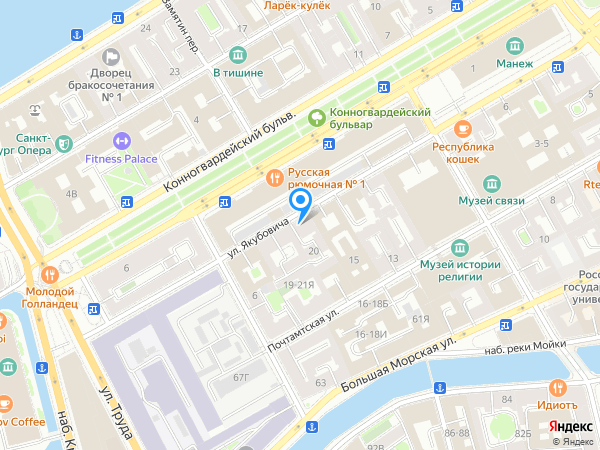 Детский сад 7, Адмиралтейский район на карте