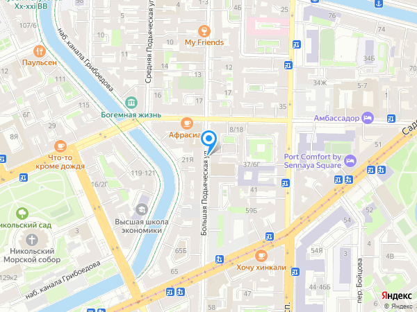Корсаков на карте