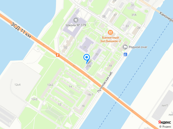 Детский сад 74, Кировский район на карте