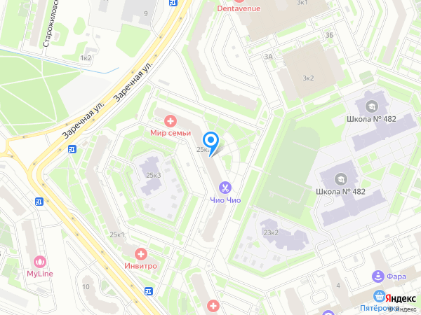 Парнас на карте