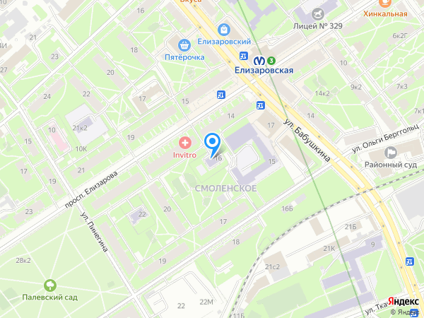 Детский сад 47, Невский район на карте