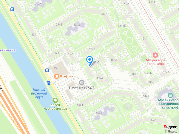 Вега по адресу Планерная улица, 47 на карте