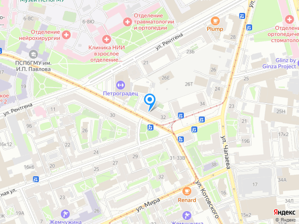 Детский сад 91, Петроградский район на карте